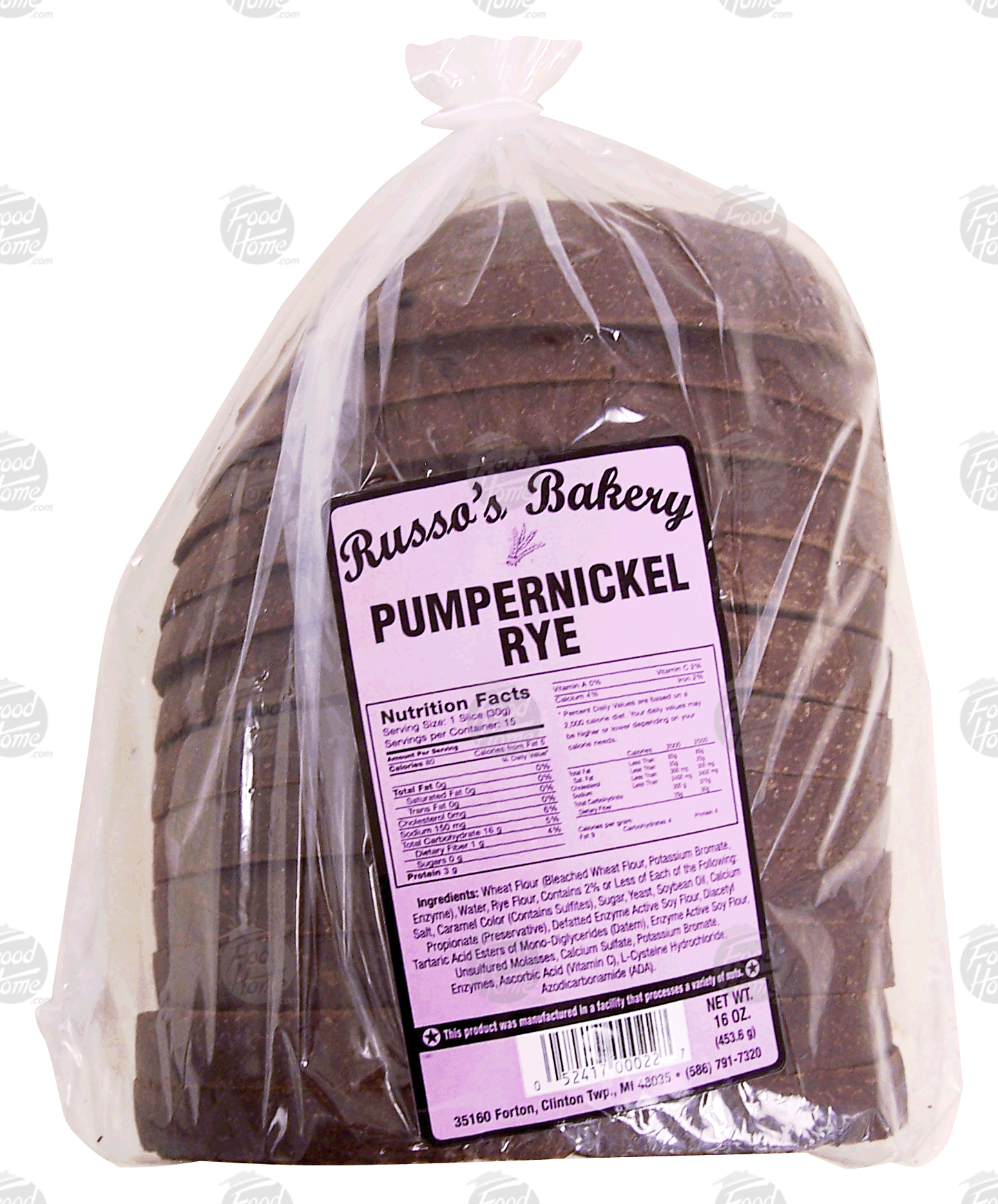 Russo's Bakery  pumpernickel rye Full-Size Picture